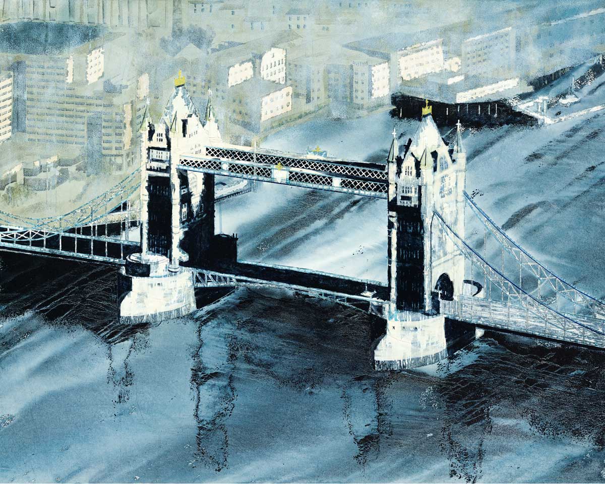 Wallpaper Mural of Tower Bridge London - £50 per sq metre.